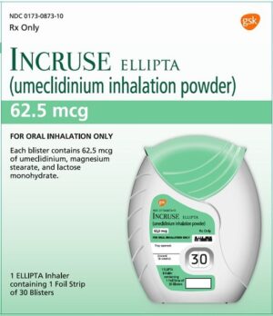 Incruse Ellipta Inhalers